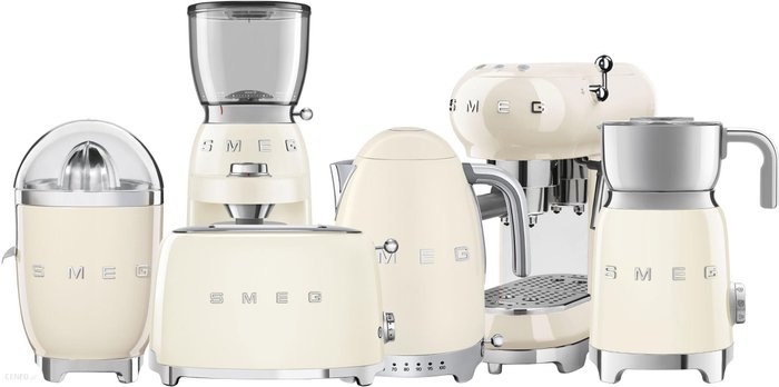 Smeg - Zestaw TSF01CREU + KLF04CREU + ECF01CREU + MFF01CREU + CJF01CREU + CGF01CREU