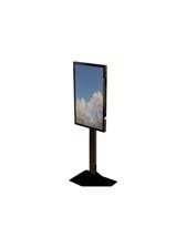 Hi-Nd Floorstand Glass - stand - for LCD display