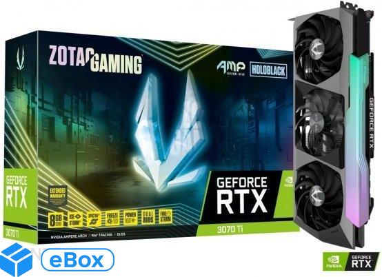 ZOTAC GeForce RTX3070Ti AMP Extreme Holo 8GB (ZTA30710B10P) eBox24-8267463 фото