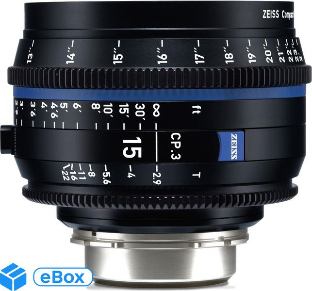 Zeiss CP.3 15mm T2.9 Cine Compact Prime (Canon EF) eBox24-8032714 фото
