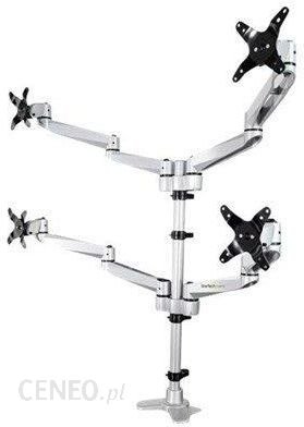 STARTECH.COM QUAD MOUNT - PREMIUM - FOR UP TO 27&QUOT; VESA S - DESK MOUNT (ADJUSTABLE ARM) ARMQUADPS