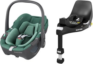 Maxi-Cosi Pebble 360° Z Bazą Familyfix Essential Green 0-13Kg eBox24-8279948 фото