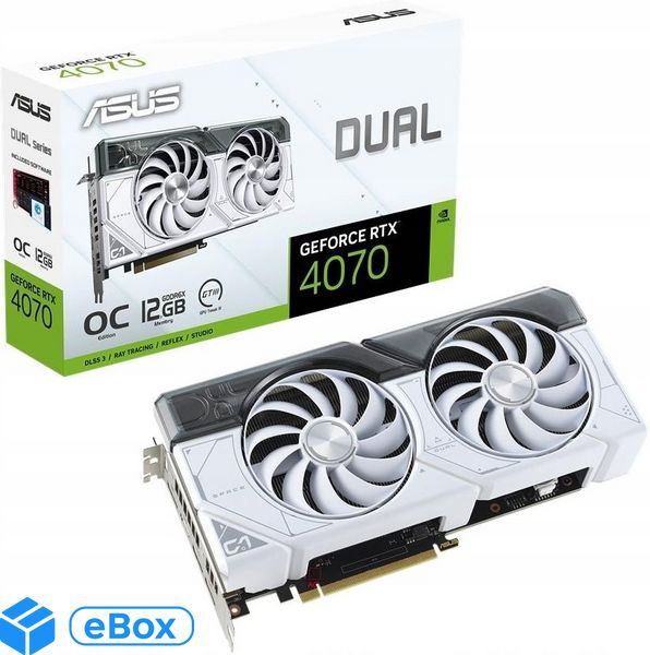 ASUS GeForce RTX 4070 DUAL OC 12GB GDDR6X eBox24-8103465 фото