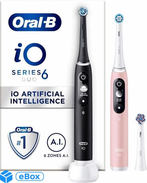 Oral-B iO6 Duo Pack Lava And Pink Sand eBox24-8028572 фото