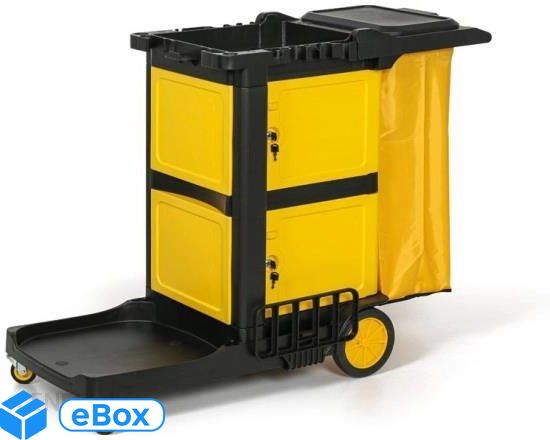 Wózek Do Sprzątania Wielofunkcyjny, Żółty eBox24-8278272 фото