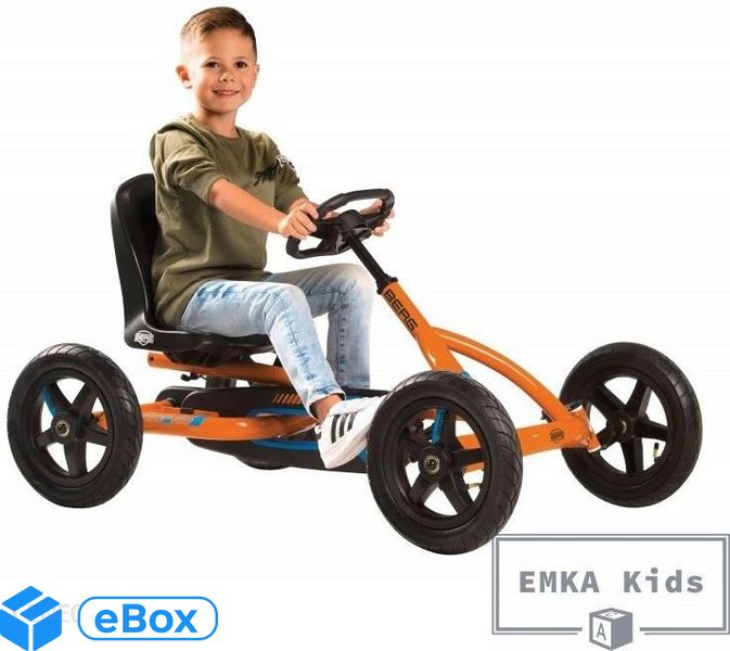 Berg Gokart na pedały Buddy B-Orange do 50 kg 3-8 lat eBox24-8228172 фото