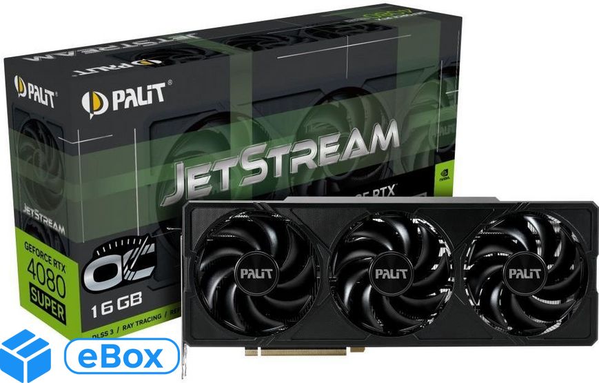 GEFORCE PALIT RTX 4080 Super JetStream OC 16 DLSS3 eBox24-8354147 фото