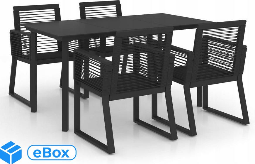 Vidaxl 5-Cz. Zestaw Mebli Ogrodowych Rattan Pvc eBox24-8230772 фото