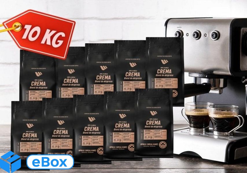 Coffee Hunter Zestaw Crema Blend 10 x 1kg eBox24-8280467 фото