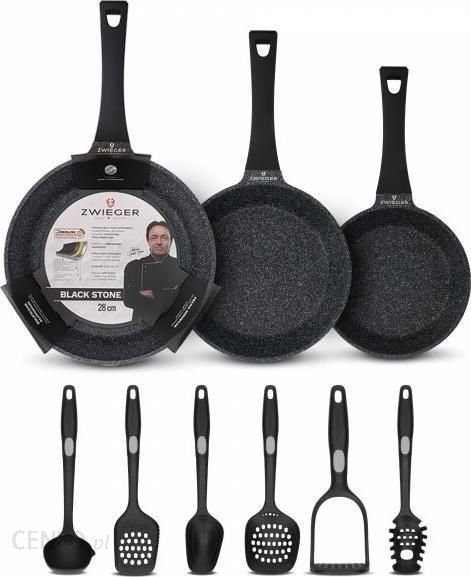 Zwieger Patelnia Black Stone Zestaw 9 El