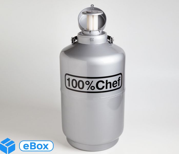 100%CHEF Pojemnik na ciekły azot 30l C1-1208 eBox24-8244073 фото