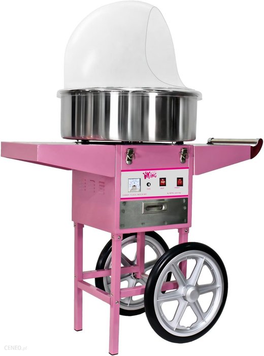 Royal Catering Elektryczna maszyna do waty cukrowej, z wózkiem (1083) eBox24-8247524 фото