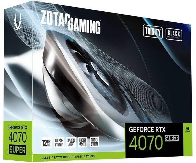 Zotac GeForce RTX 4070 SUPER Trinity Black Edition 12GB GDDR6X (ZTD40720D10P) eBox24-8267474 фото