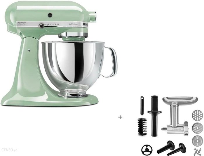 KitchenAid Artisan 5/175 Pistacja 5KSM175PSEPT+5KSMMGA