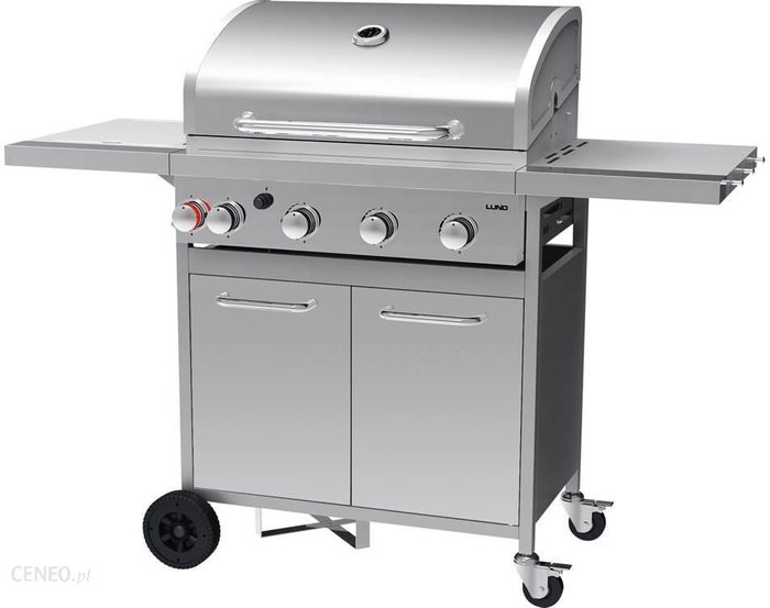 Lund Grill Gazowy 4+1 Żeliwny Ruszt16Kw