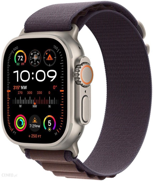 Apple Watch Ultra 2 GPS + Cellular Koperta 49mm z Tytanu Z Opaską Alpine W kolorze Indygo (MREW3CS/A) eBox24-8201576 фото